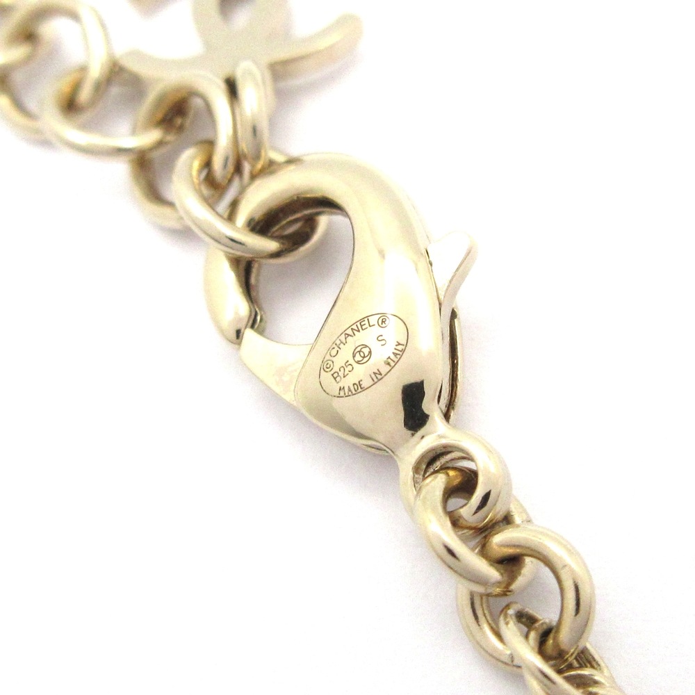 Chanel Coco Necklace ABC175 B14706 Gold Clear Hardware Rhinestones - Picture 5 of 6